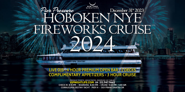 Hoboken New Year's Eve Fireworks Party Cruise 2024